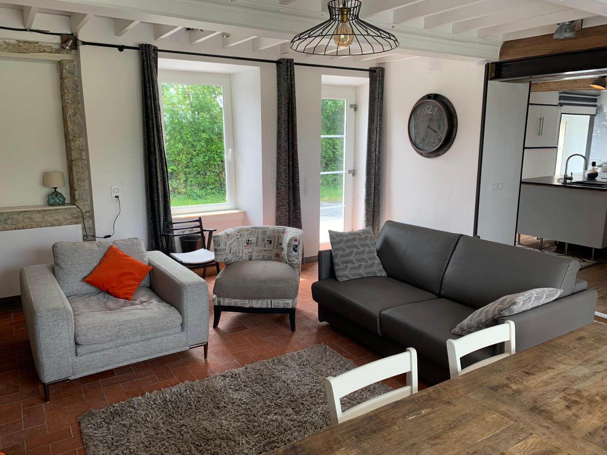 Comfortable House For 6 Guests In Saint-Come-Du-Mont Villa Luaran gambar